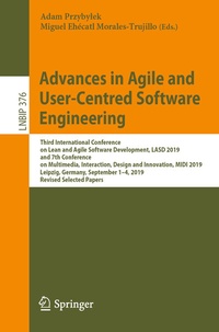 Abbildung von: Advances in Agile and User-Centred Software Engineering - Springer