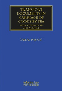 Abbildung von: Transport Documents in Carriage Of Goods by Sea - CRC Press