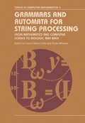 Cover: Grammars and Automata for String Processing - CRC Press