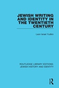 Cover: Jewish Writing and Identity in the Twentieth Century - Routledge