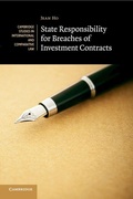 Cover: State Responsibility for Breaches of Investment Contracts - Cambridge University Press