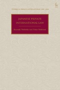 Cover: Japanese Private International Law - Hart Publishing