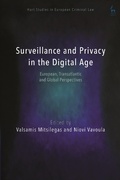 Cover: Surveillance and Privacy in the Digital Age - Hart Publishing