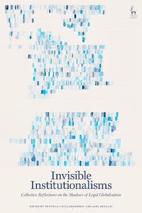 Abbildung von: Invisible Institutionalisms - Hart Publishing