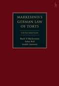 Cover: Markesinis's German Law of Torts - Hart Publishing
