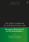Cover: The Irish Yearbook of International Law, Volume 13, 2018 - Hart Publishing