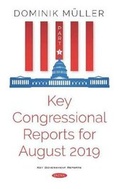 Cover: Key Congressional Reports for August 2019 - Nova Science Publishers Inc