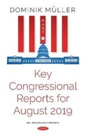 Cover: Key Congressional Reports for August 2019 - Nova Science Publishers Inc