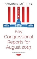 Cover: Key Congressional Reports for August 2019 - Nova Science Publishers Inc