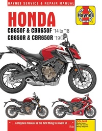 Abbildung von: Honda CB650F & CBR650F, CB650R & CBR650R (14 - 19) - J H Haynes & Co Ltd