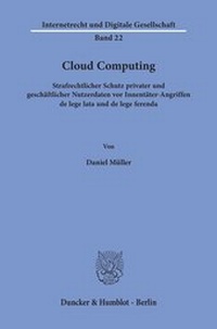 Abbildung von: Cloud Computing - Duncker & Humblot