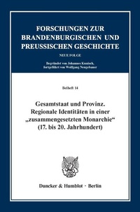Bild: Gesamtstaat und Provinz. - Duncker & Humblot