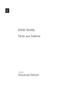 Cover: Dances of Galanta - Universal Edition
