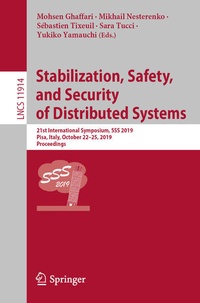 Enlarge image Cover: Stabilization, Safety, and Security of Distributed Systems - Springer