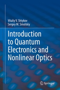 Enlarge image Cover: Introduction to Quantum Electronics and Nonlinear Optics - Springer