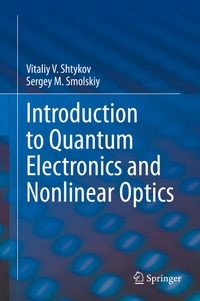 Enlarge image Cover: Introduction to Quantum Electronics and Nonlinear Optics - Springer