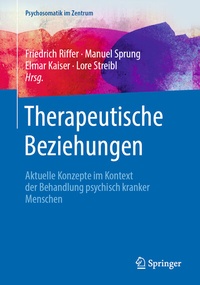 Abbildung von: Therapeutische Beziehungen - Springer