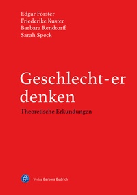 Abbildung von: Geschlecht-er denken - Verlag Barbara Budrich