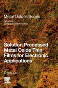Cover: Solution Processed Metal Oxide Thin Films for Electronic Applications - Elsevier