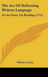 Enlarge image Cover: The Art of Delivering Written Language - Kessinger Publishing