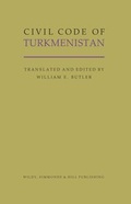 Cover: Civil Code of Turkmenistan - Wildy, Simmonds and Hill Publishing