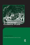 Cover: Translating Classical Plays - Routledge