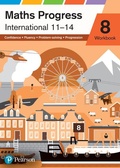 Cover: Maths Progress International Year 8 Workbook - Pearson Education Limited