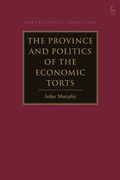 Cover: The Province and Politics of the Economic Torts - Hart Publishing