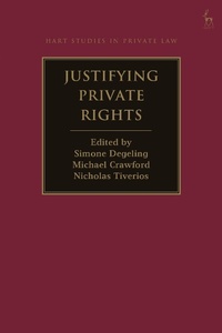 Bild: Justifying Private Rights - Hart Publishing