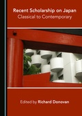 Cover: Recent Scholarship on Japan - Cambridge Scholars Publishing