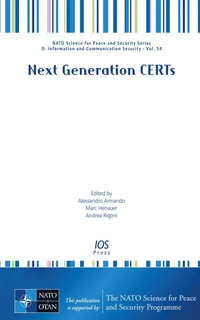 Enlarge image Cover: Next Generation CERTs - IOS Press,US