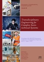 Cover: Transdisciplinary Engineering for Complex Socio-technical Systems - IOS Press,US