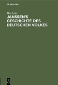 Bild: Janssen's Geschichte des deutschen Volkes - De Gruyter Oldenbourg