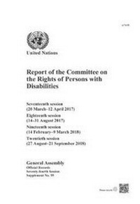 Abbildung von: Report of the Committee on the Rights of Persons with Disabilities - United Nations