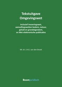 Bild: Tekstuitgave Omgevingswet - Boom juridisch