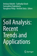 Cover: Soil Analysis: Recent Trends and Applications - Springer