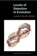 Cover: Levels of Selection in Evolution - Princeton University Press