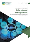 Cover: management of transnational higher education - Emerald Publishing Limited