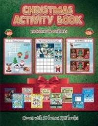 Enlarge image Cover: Pre K Printable Workbooks (Christmas Activity Book) - Kindergarten-Arbeitsbucher