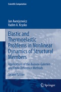 Cover: Elastic and Thermoelastic Problems in Nonlinear Dynamics of Structural Members - Springer