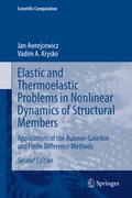 Cover: Elastic and Thermoelastic Problems in Nonlinear Dynamics of Structural Members - Springer
