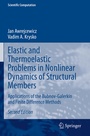 Cover: Elastic and Thermoelastic Problems in Nonlinear Dynamics of Structural Members - Springer