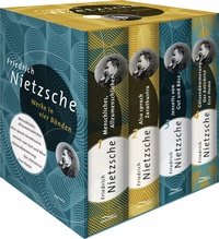 Abbildung von: Friedrich Nietzsche, Werke in vier Bänden (Menschliches, Allzu Menschliches - Also sprach Zarathustra - Jenseits von Gut und Böse - Götzendämmerung/Der Antichrist/Ecce Homo) (4 Bände im Schuber) - Anaconda Verlag