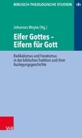 Cover: Eifer Gottes - Eifern f&uuml;r Gott - Vandenhoeck & Ruprecht