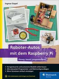 Abbildung von: Roboter-Autos mit dem Raspberry Pi - Rheinwerk