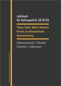 Abbildung von: Jahrbuch für Kulturpolitik 2019/20 - transcript