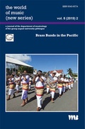 Cover: Brass Bands in the Pacific - VWB-Verlag