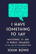 Cover: I Have Something to Say - Random House USA Inc