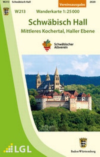 Abbildung von: W213 Schwäbisch Hall - Mittleres Kochertal, Haller Ebene - Schwäbischer Albverein