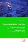 Cover: Kohlenmonoxid-Reduzierung - VDM Verlag Dr. Mueller e.K.